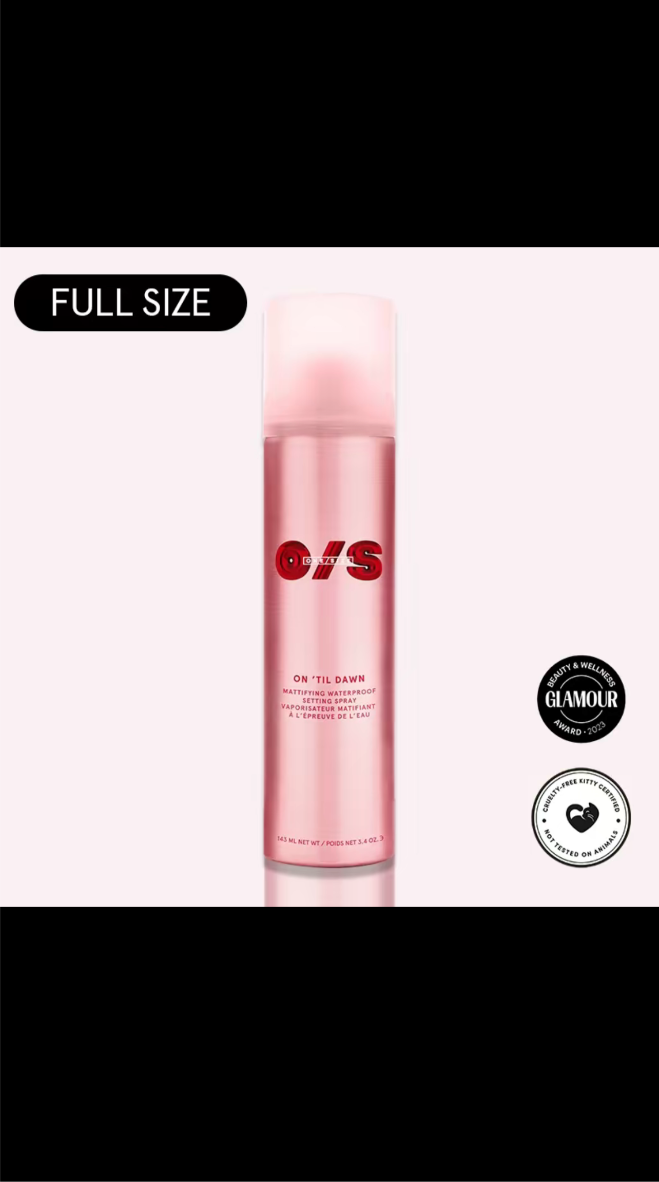 On 'Til Dawn Mattifying Waterproof Setting Spray